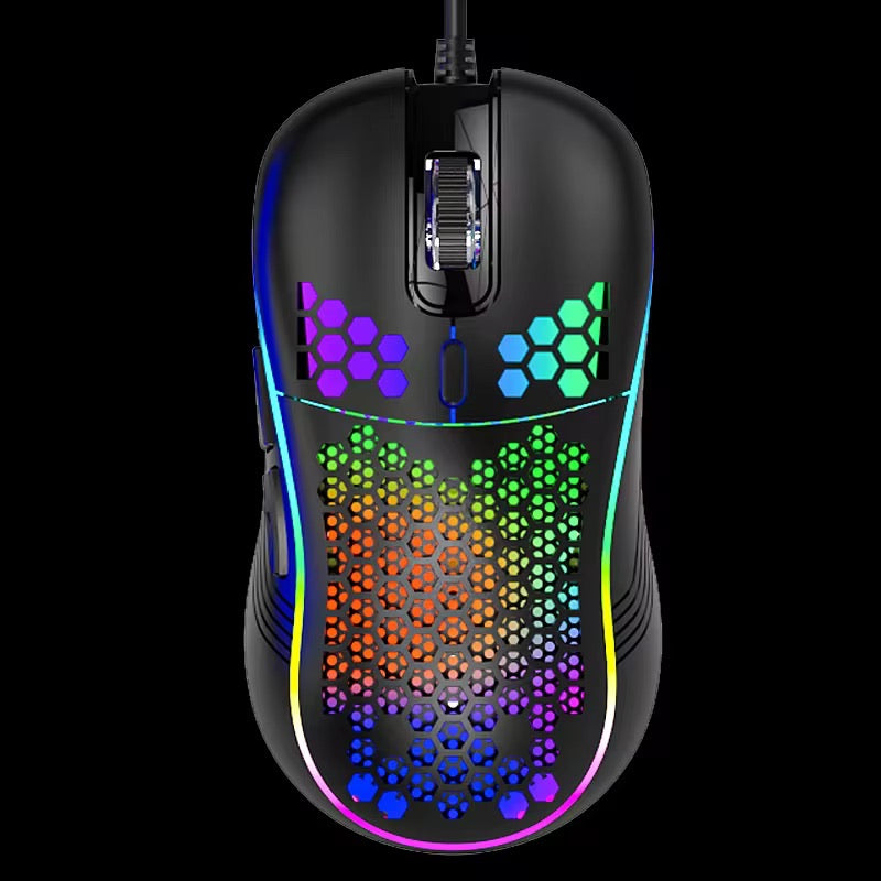 7200DPI Gaming Mouse 6D Ergonomic RGB Optical USB Wired Mice for Computer Office Gamer Mouse Honeycomb Gaming Mouse